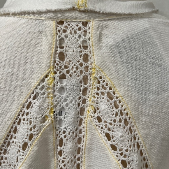 We The Free Lost Cause Cardigan ivory with open front and tie -up closure - Picture 13 of 14